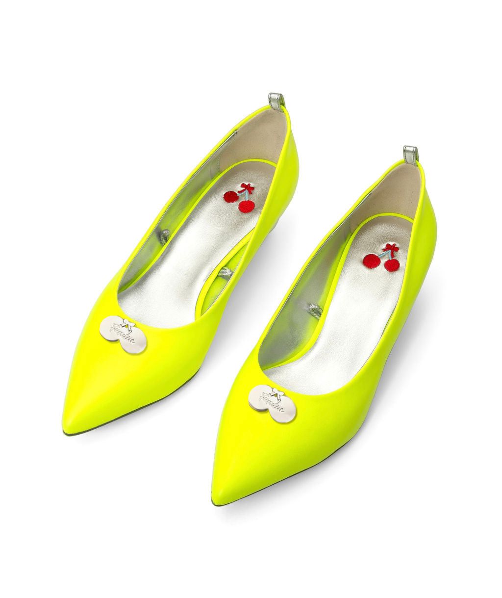 Cherriots Limoncello | Recycled Leather ^ Cherry Cone ~ Silver * à la Magnetic
