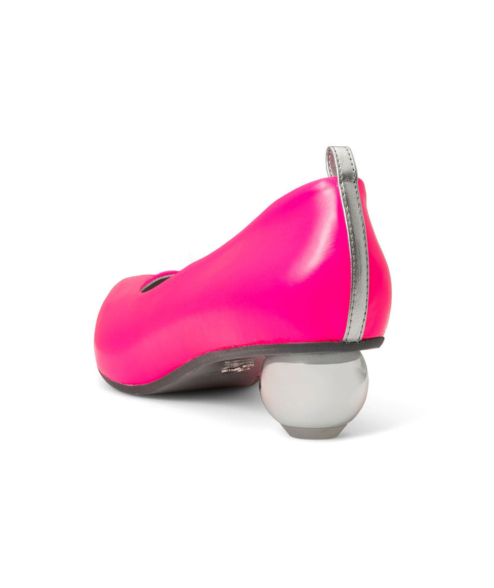 Cherriots Bubblegum Flats Recycled Leather ^ Cherry Cone  ~ Silver * à la Topless