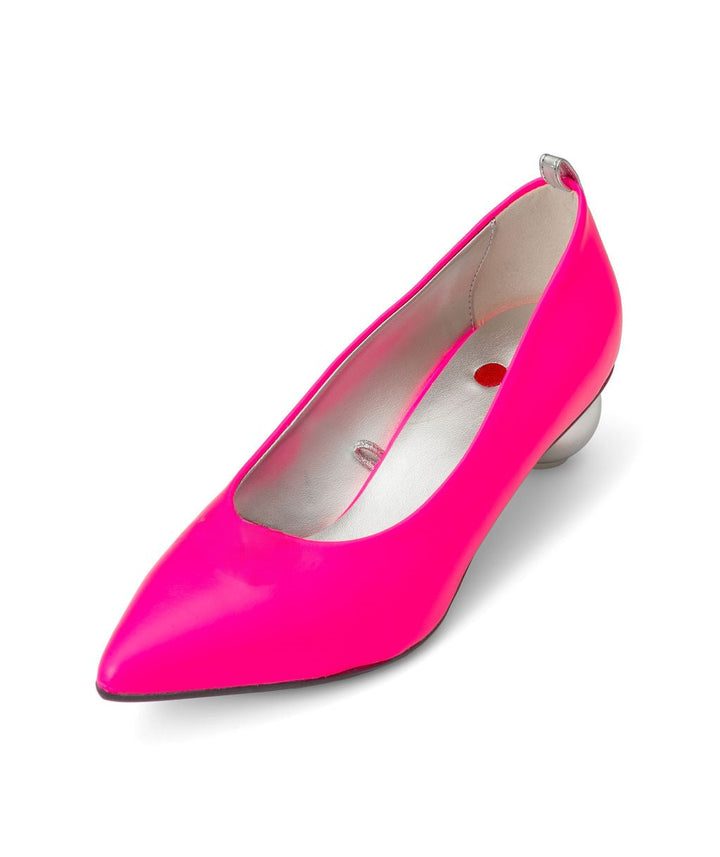 Cherriots Bubblegum Flats Recycled Leather ^ Cherry Cone  ~ Silver * à la Topless