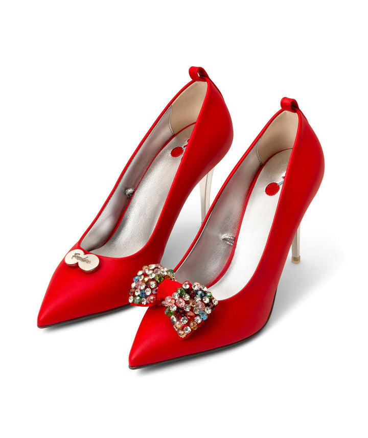 Delicious Pump made from Wine Grapes on a Silver Stiletto Stick * à la Mode Cherry Pop Hollyday