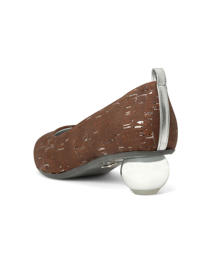 Cherriots Rocky Road Flats Cork ^ Cherry Cone  ~ Silver * à la Topless