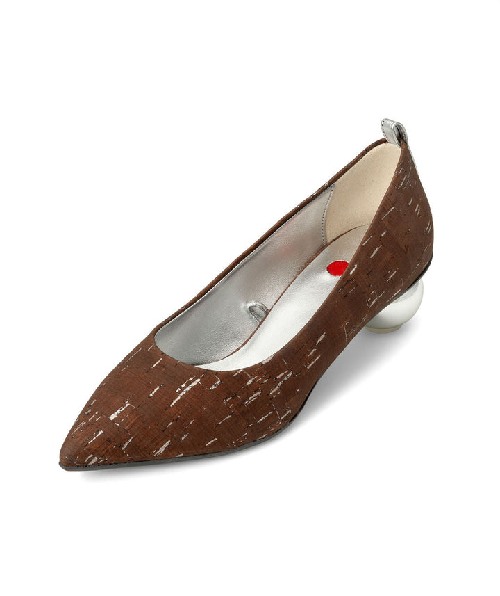 Cherriots Rocky Road Flats Cork ^ Cherry Cone  ~ Silver * à la Topless