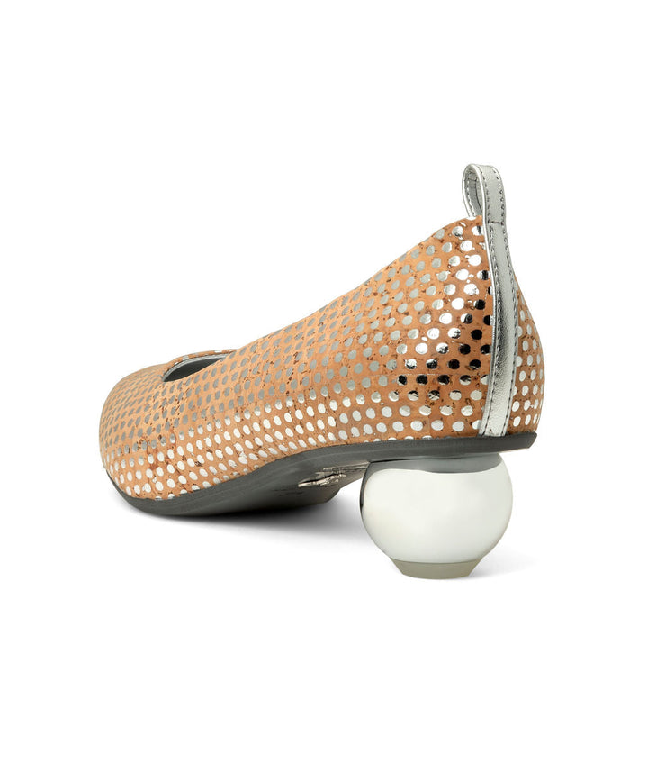 Cherriots Sugar Chips Flats in Cork ^ Cherry Cone  ~ Silver * à la Topless