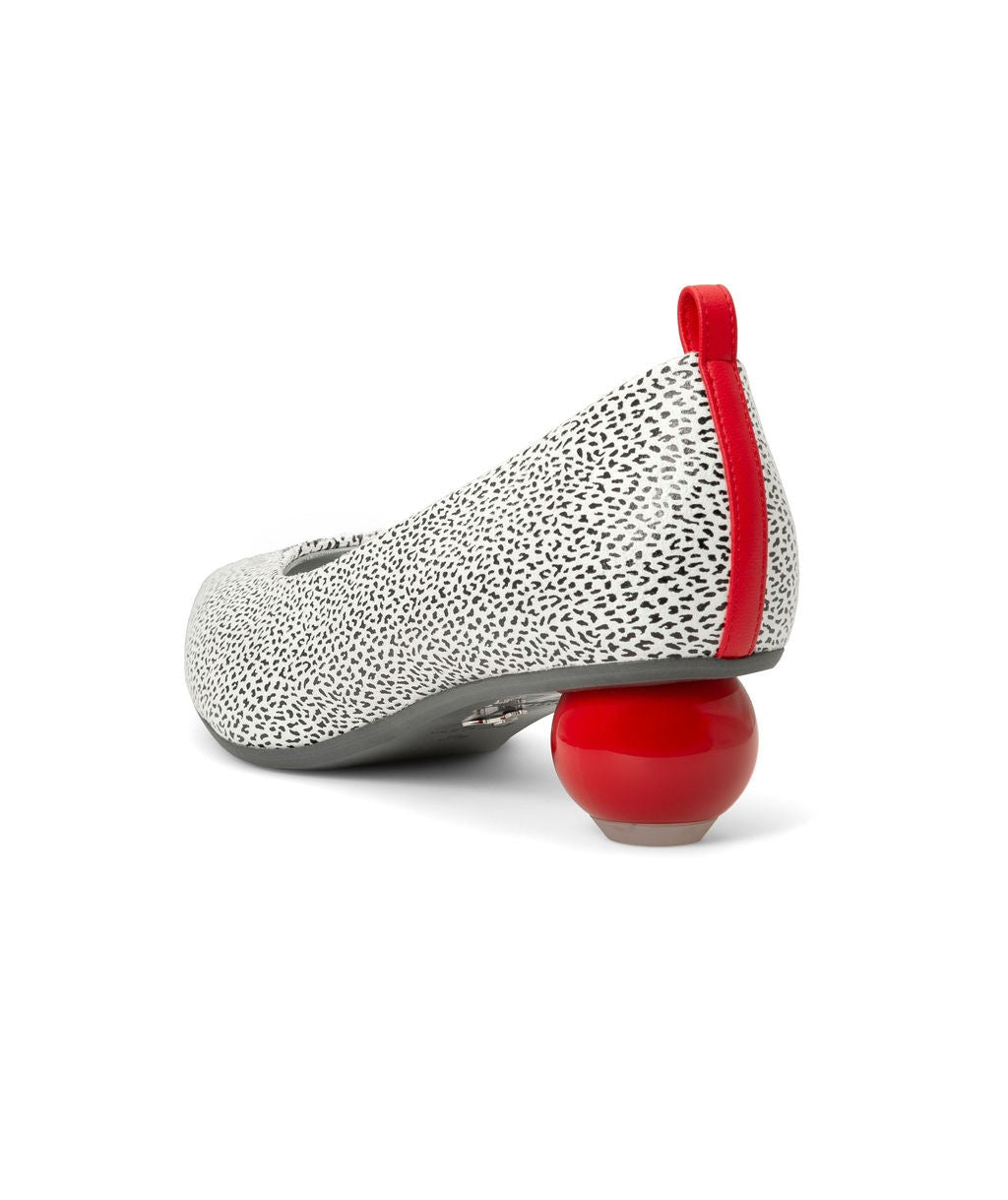 Cherriots Chocolate Chip Flats Recycled Leather ^ Cherry Cone ~ Red *  à la Topless