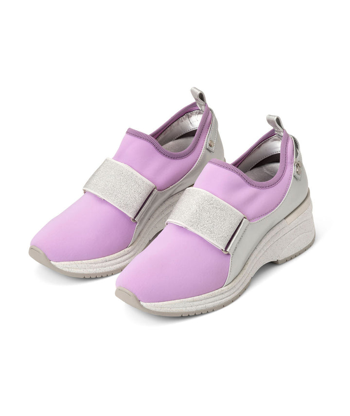 Sundaes Sneakers Bright & Tangy Lavender Recycled Lycra & Wine Grapes  Marshmallow Buckle Up