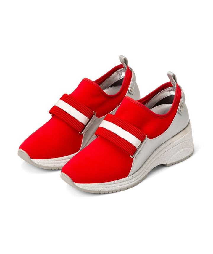 Sundae Sport Sneakers Cherry made from Recycled Lycra & Wine Grapes on Marshmallow Sole