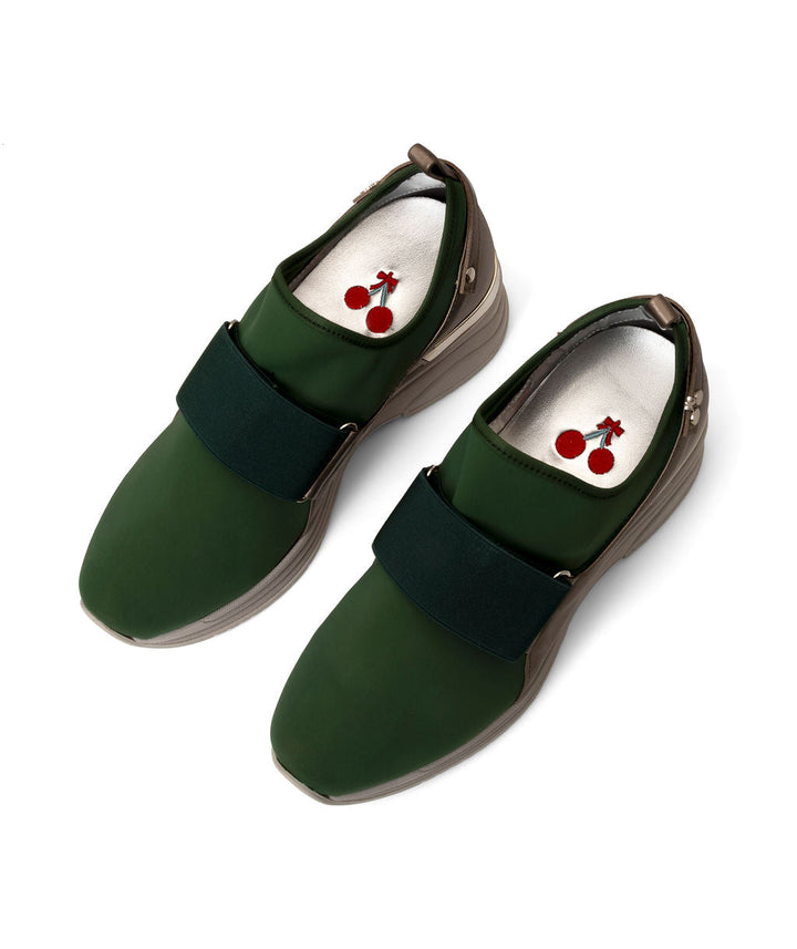 Sundae Savories Sneakers Pistachio Recycled Leather & Recycled Lycra