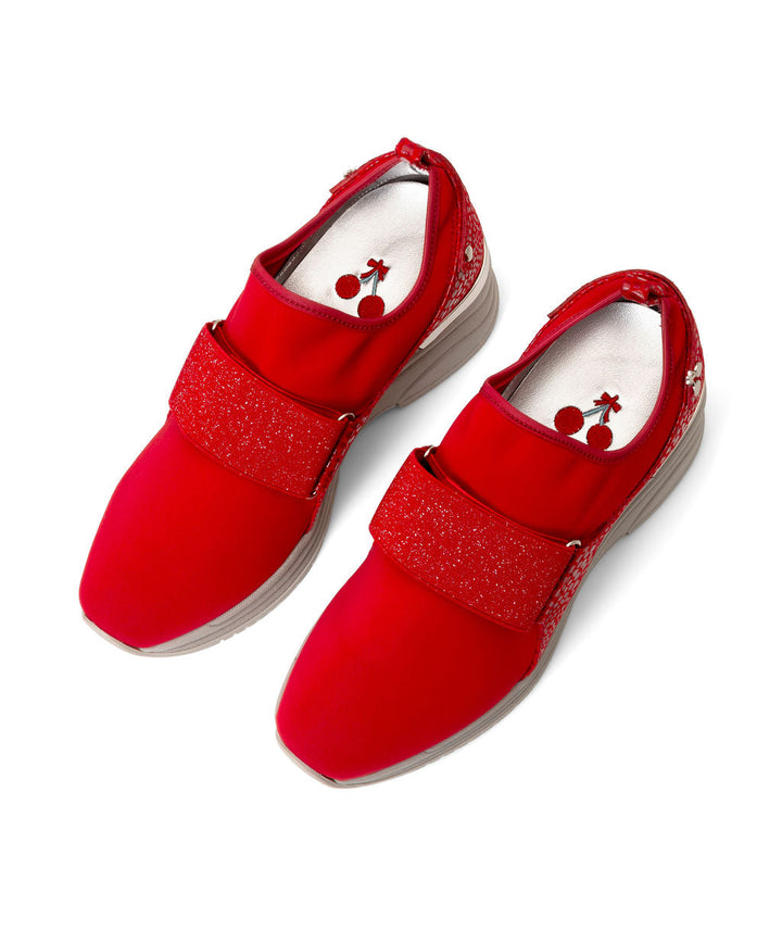 Sundae Savories Sneakers Red Velvet Cake Recycled Leather & Recycled Lycra