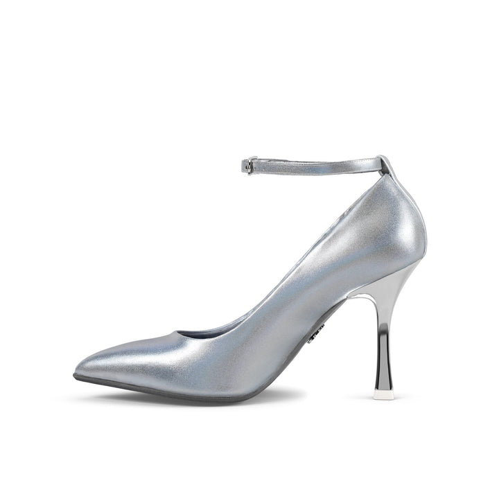 Pumpilicious Ice Recycled Leather ^ Stroon ~ Silver * à la Topless
