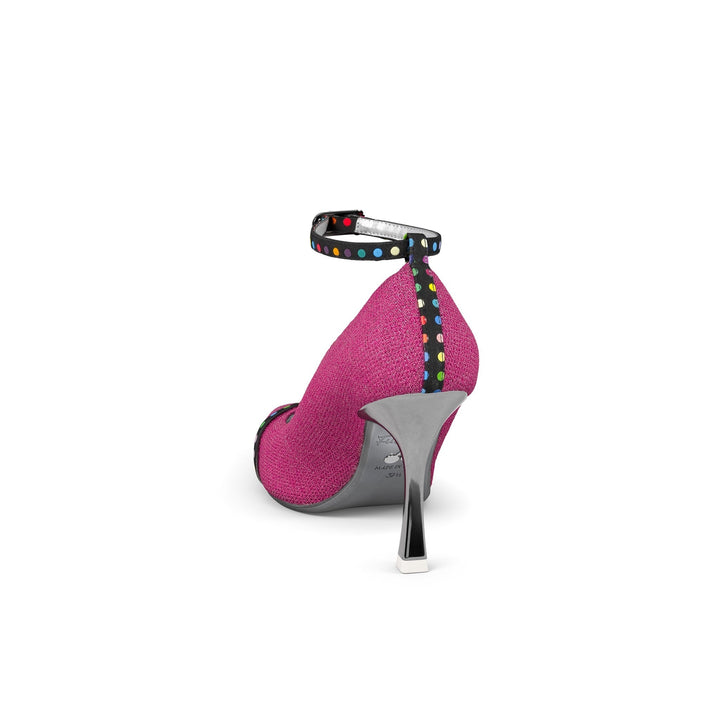 Pumpsicles Raspberry Recycled Plastics w/ Metal ^ Stroon ~ Charcoal * à la Topless