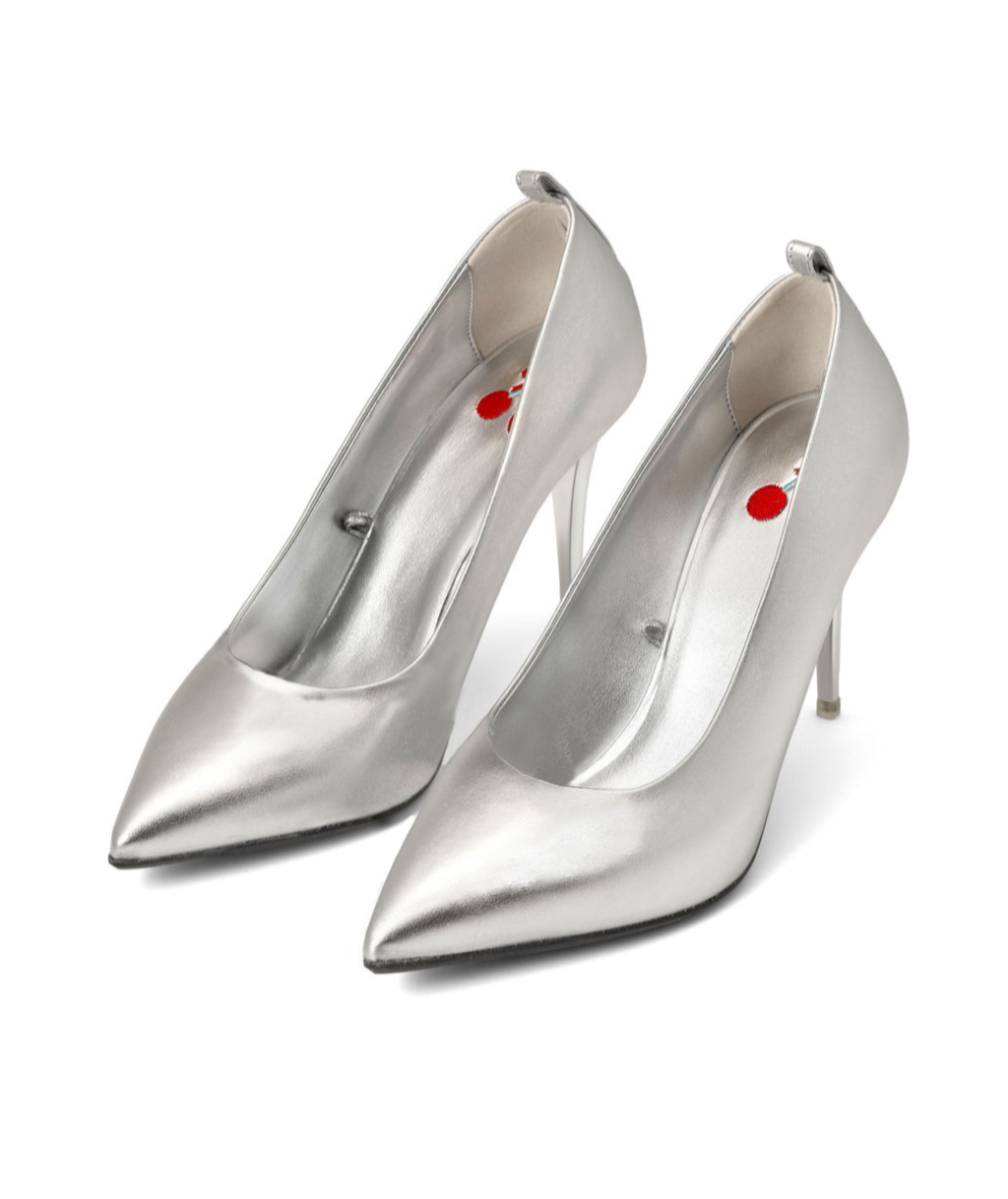 Delicious Pump Sugar made from Corn ^ Stiletto Stick ~ Silver * à la Topless