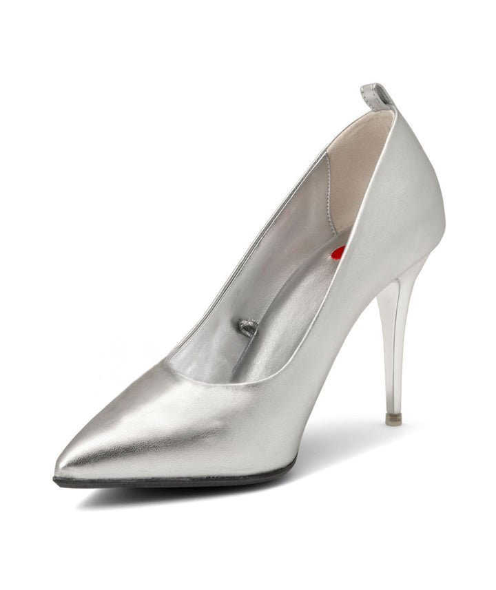 Delicious Pump Sugar made from Corn ^ Stiletto Stick ~ Silver * à la Topless