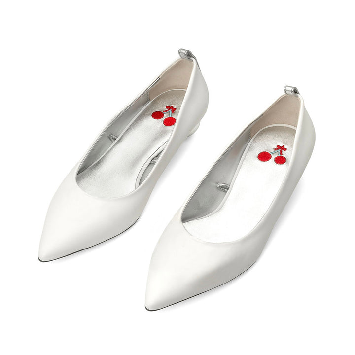 Cherriots Vanilla Flats Wine Grapes ^ Cherry Cone  ~ Silver * à la Mode Sugar Rim Bridal