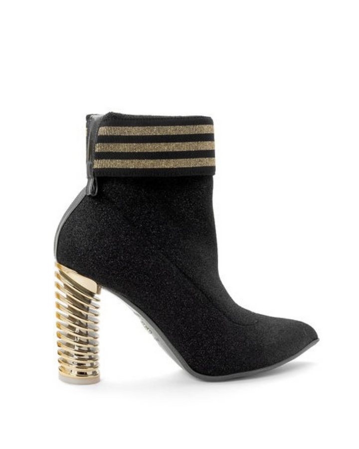 Boots Licorice | Recycled Lurex ^ Swirl Cone ~ Gold * à la Topless