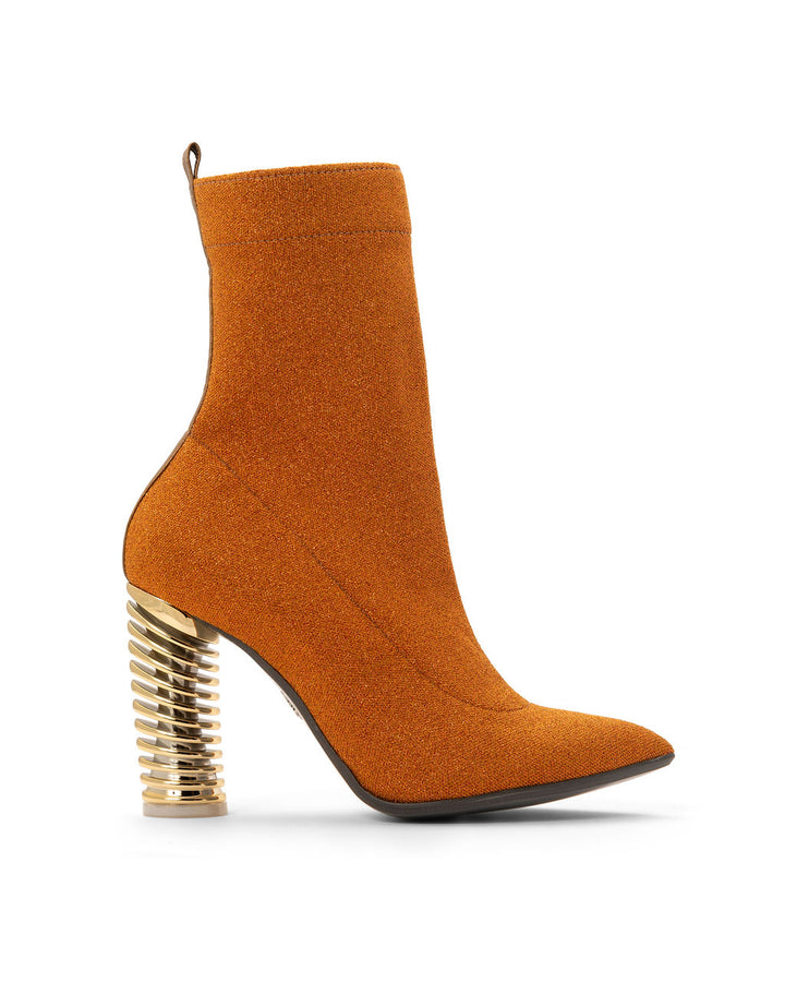 Boots Pumpkin Spice | Recycled Lurex ^ Swirl Cone ~ Gold * à la Topless