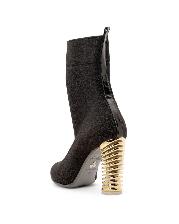 Boots Licorice | Recycled Lurex ^ Swirl Cone ~ Gold * à la Topless