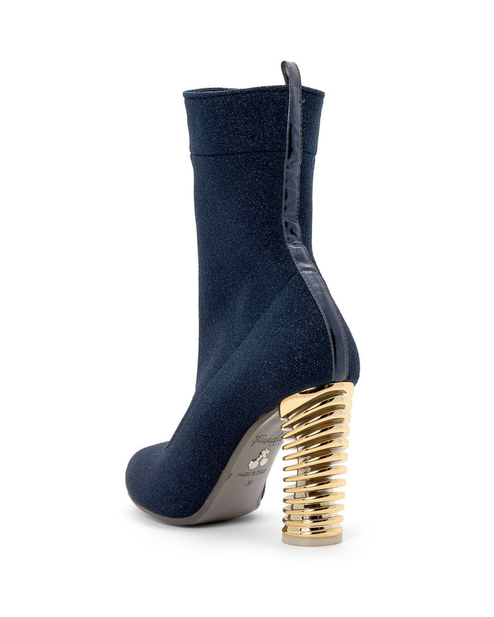 Boots Blueberry | Recycled Lurex ^ Swirl Cone ~ Gold * à la Topless