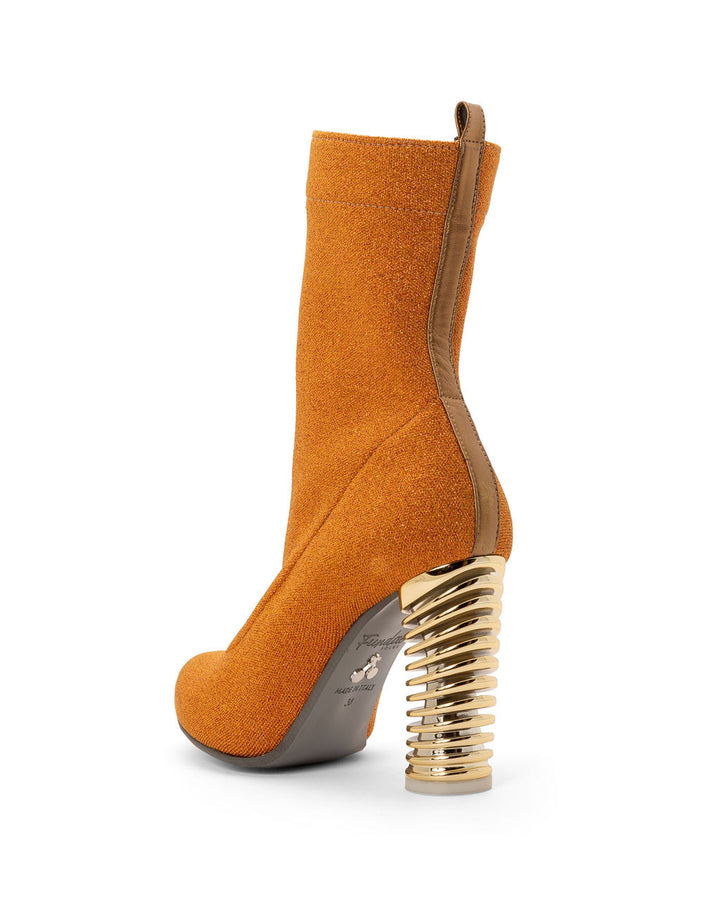 Boots Pumpkin Spice | Recycled Lurex ^ Swirl Cone ~ Gold * à la Topless