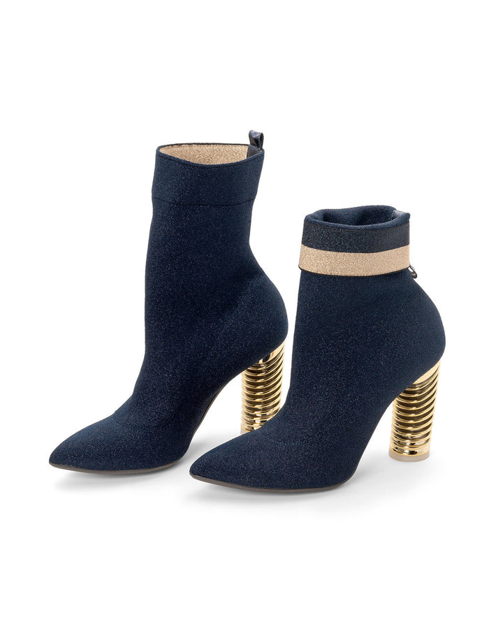 Boots Blueberry | Recycled Lurex ^ Swirl Cone ~ Gold * à la Topless