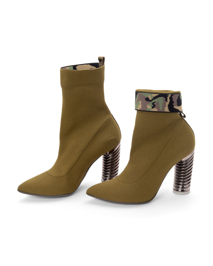 Boots Pistachio | Recycled Water Bottles ^ Swirl Cone ~ Charcoal * à la Topless