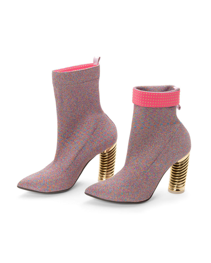 Boots Rainbow Sherbet | Recycled Lurex ^ Swirl Cone ~ Gold * à la Topless