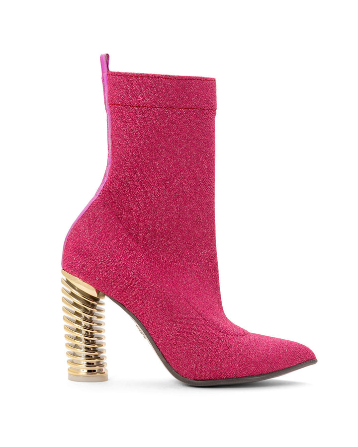 Boots Raspberry | Recycled Lurex ^ Swirl Cone ~ Gold * à la Topless