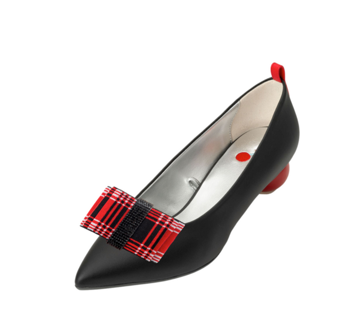 Hollyday Licorice Plaid Cherriots made from Wine Grapes on a Red Cherry Cone à la Mode
