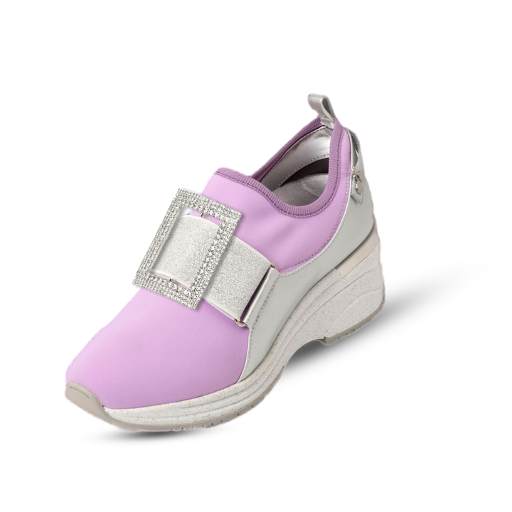 Sundaes Sneakers Bright & Tangy Lavender Recycled Lycra & Wine Grapes  Marshmallow Buckle Up