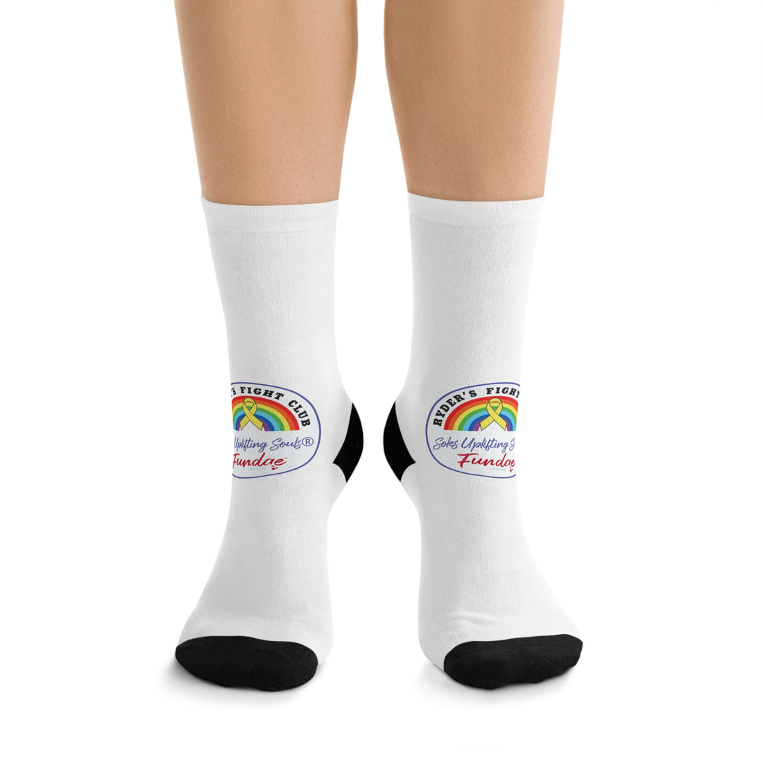 Ryder's Fight Club & Soles Uplifting Souls -Recycled Poly Socks
