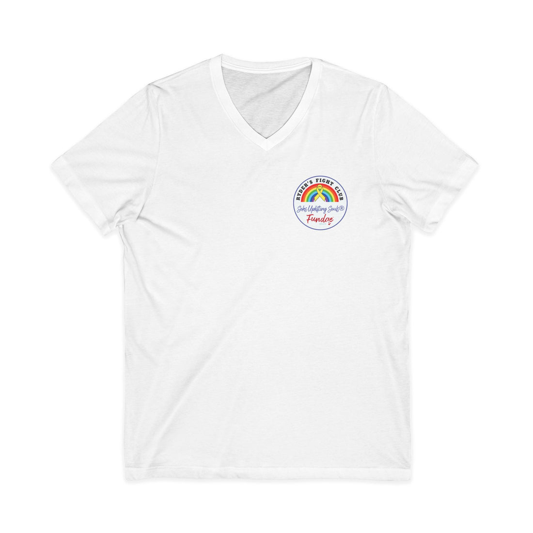 Ryder's Fight Club V-Neck Tee- Soles Uplifting Souls