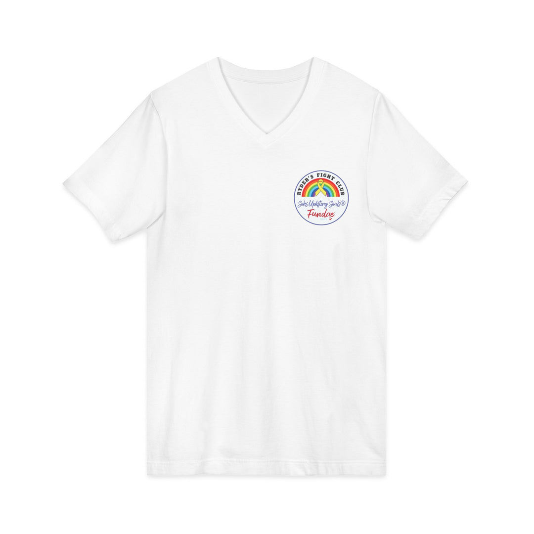 Ryder's Fight Club V-Neck Tee- Soles Uplifting Souls