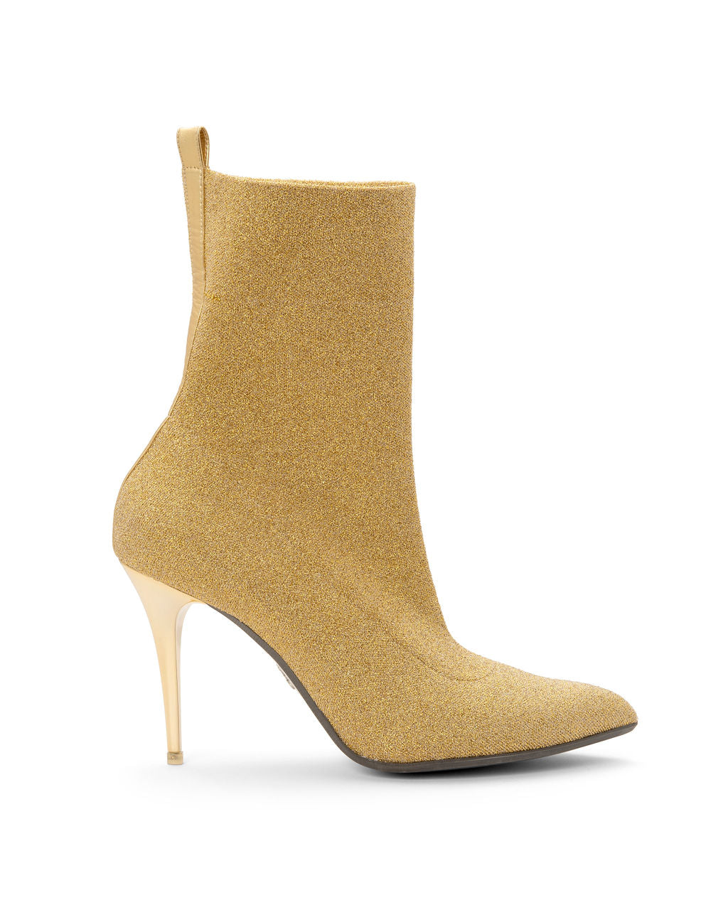 Caramel — Gold
 on a Stiletto Stick heel