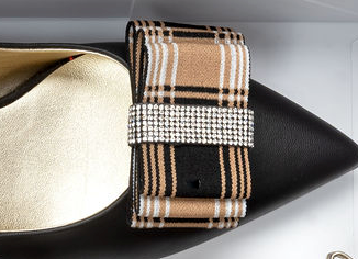Black & Tan | Licorice Cream Plaid