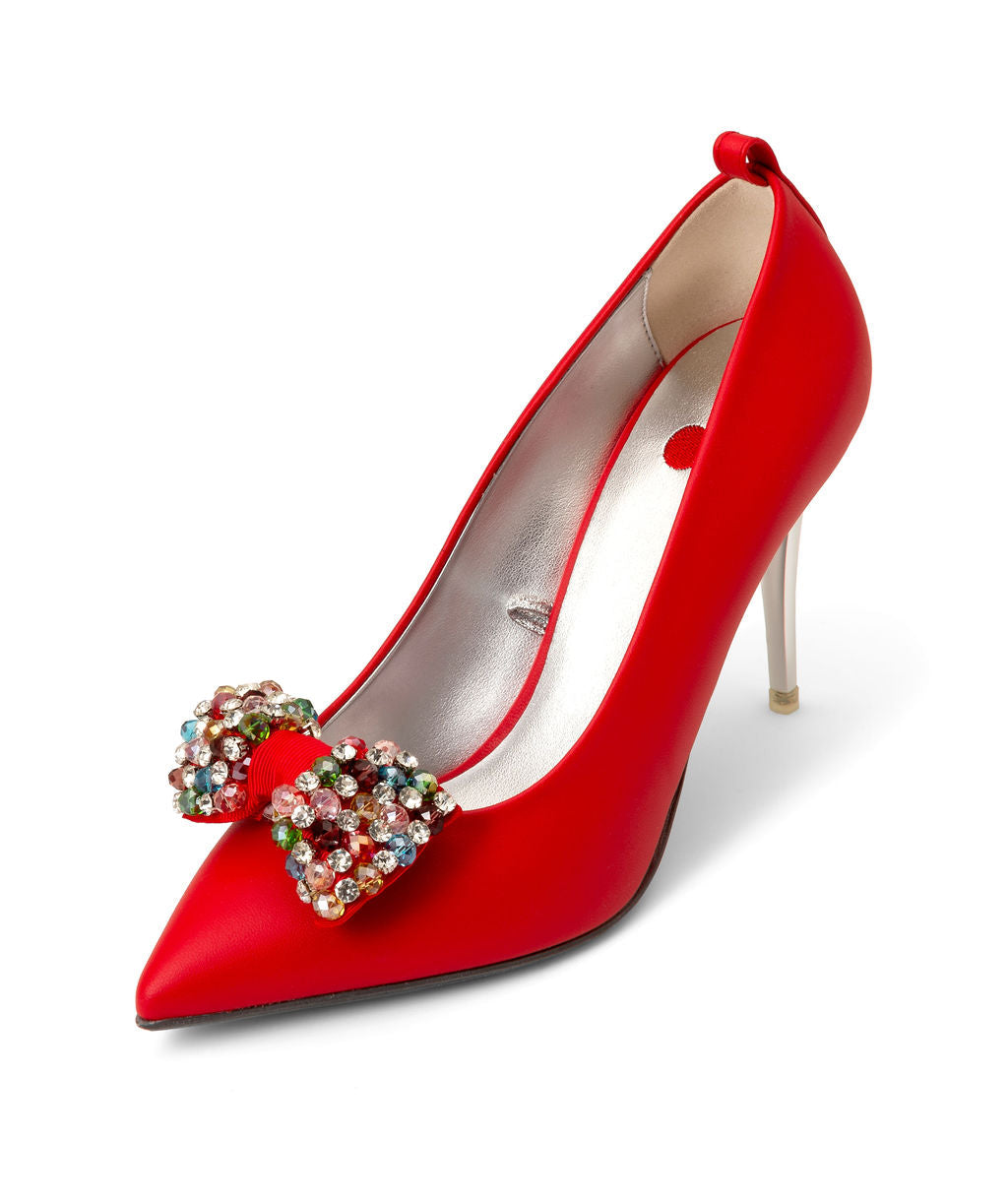 Cherry — Red
 Pumps on a Stiletto Stick heel
