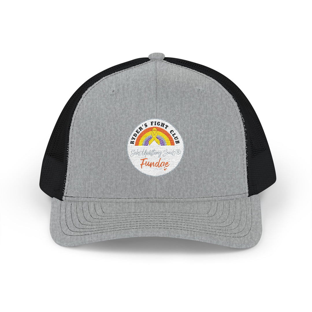 Embroidered Trucker Cap — Ryder's Fight Club Snapback Hat