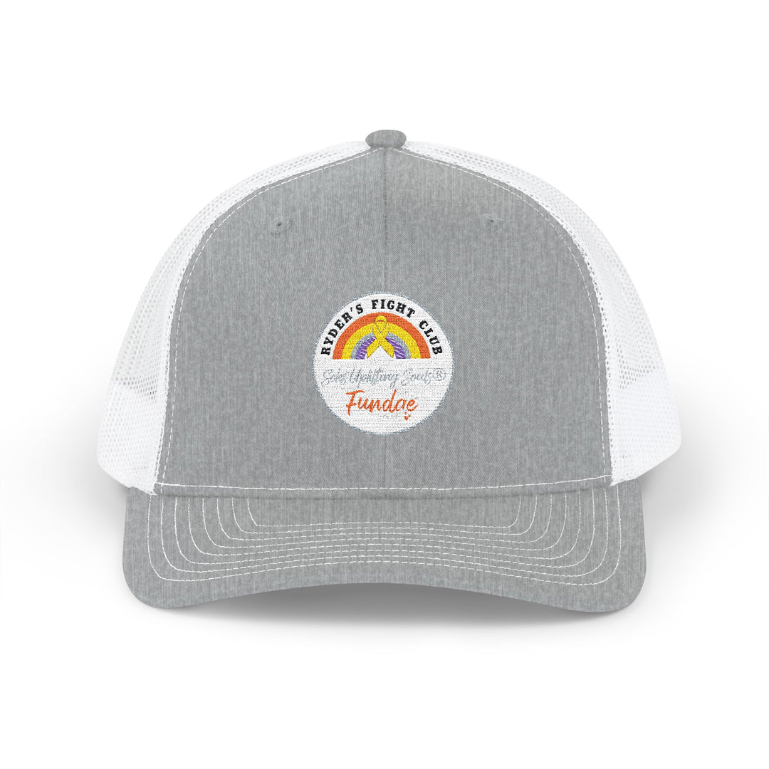 Embroidered Trucker Cap — Ryder's Fight Club Snapback Hat