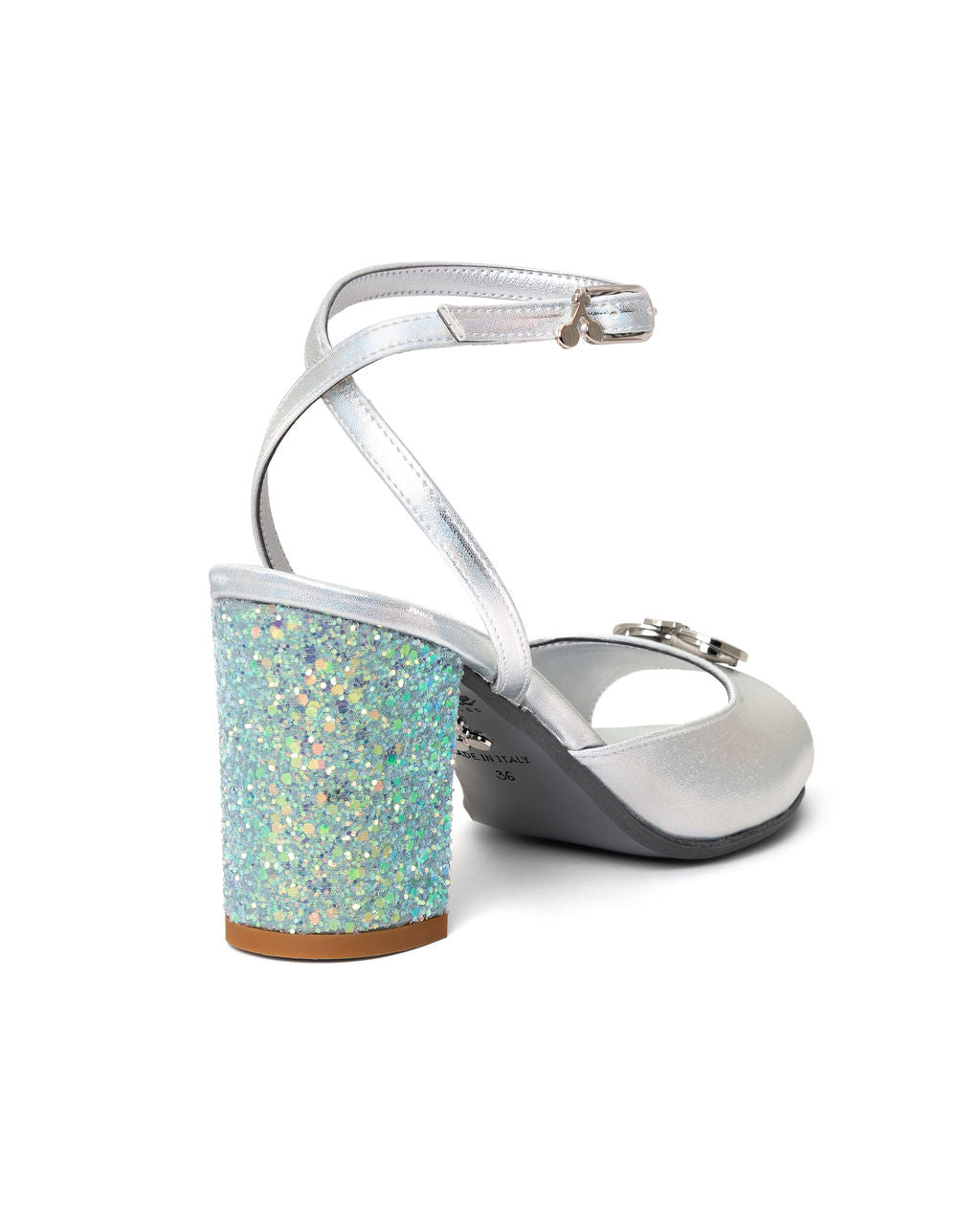 Cake Pop | Recycled Leather Ice ~ Glitter Aqua * à la Magnetic