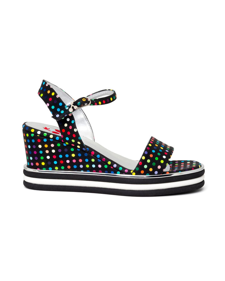 Ice Cream Sandwedge - Vegan Wedge Sandals | Recycled Leather | Made in Italy | Sustainable Shoes