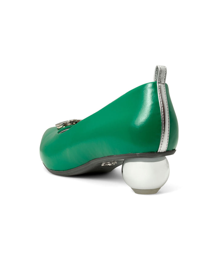 Cherriots Shamrock Mint | Recycled Leather ^ Cherry Cone ~ Silver * à la Magnetic