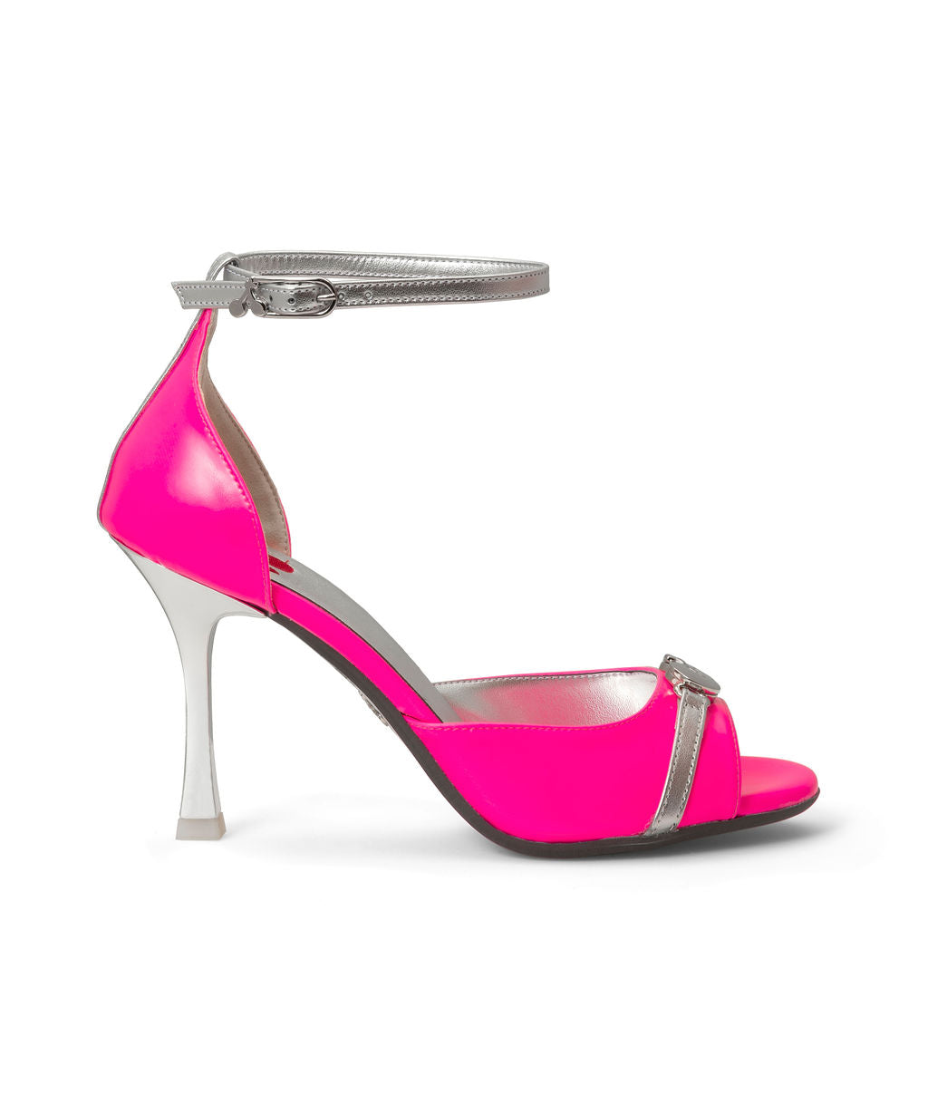 Bubblegum — Bright Pink
 Sandals on a Stroon heel