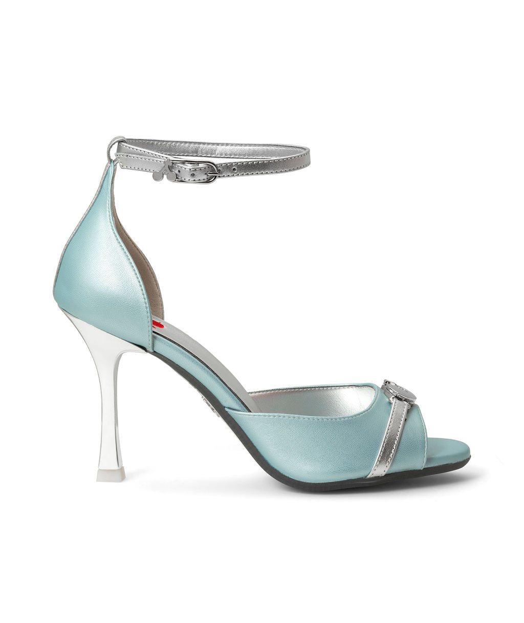 Daiquiri Ice — Light Aqua
 Sandals on a Stroon heel