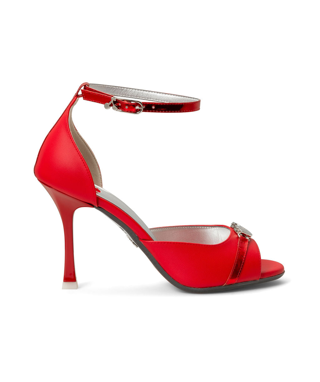 Cherry — Red
 Sandals on a Stroon heel