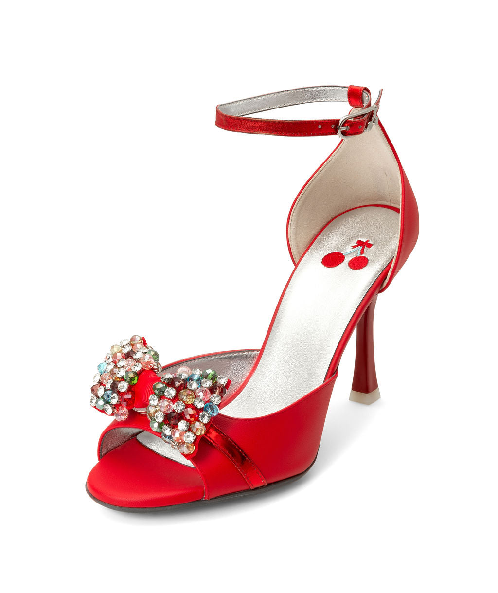 Cherry — Red
 Sandals on a Stroon heel