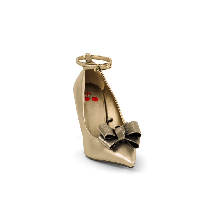 Pumpalicious Caramel Macchiato Recycled Leather ^ Stroon ~ Gold * à la Magnetic