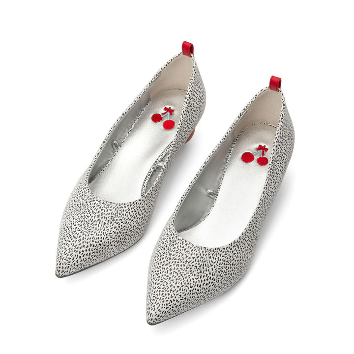 Cherriots Chocolate Chip Flats Recycled Leather ^ Cherry Cone ~ Red *  à la Topless