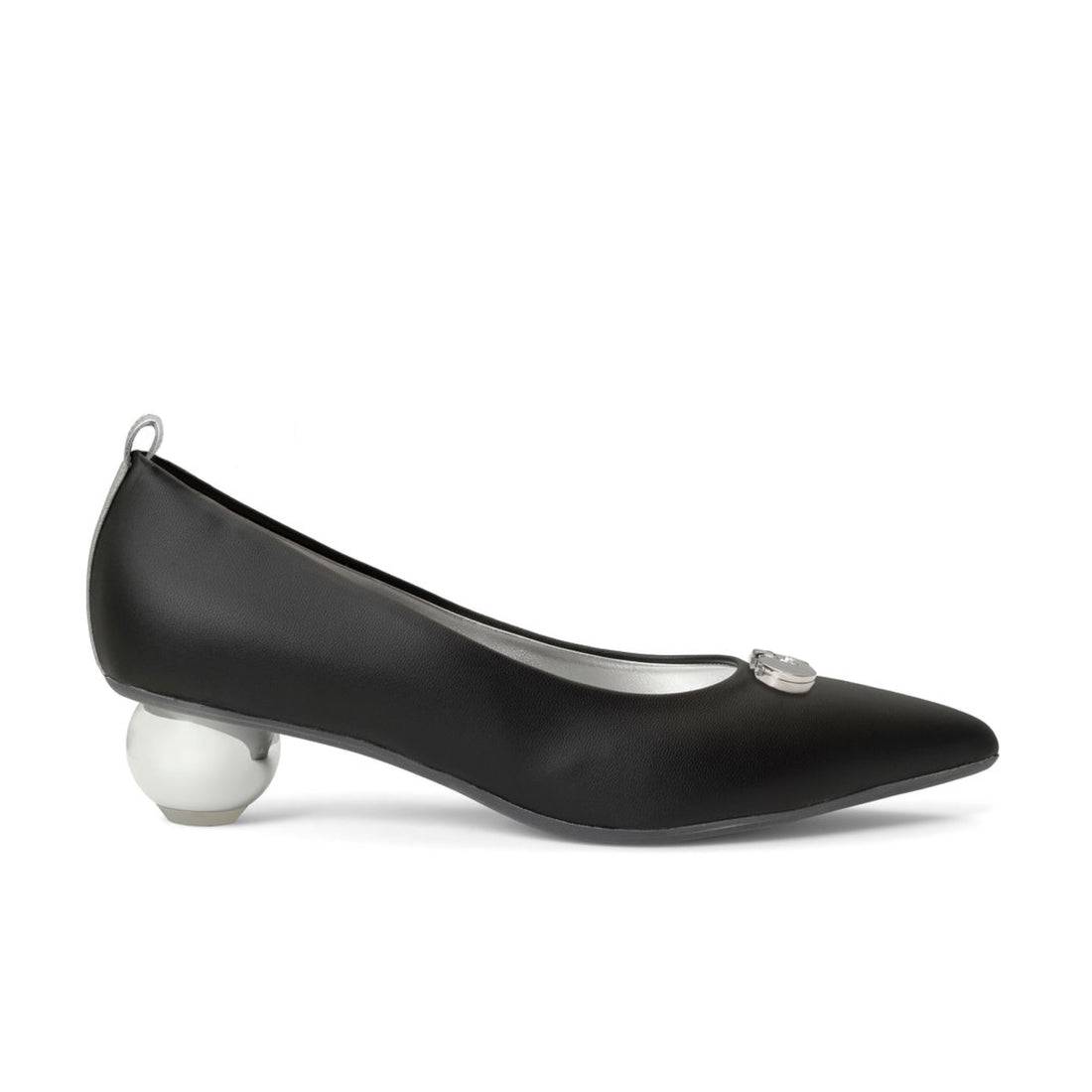 Licorice — Black
 Flats on a Cherry Cone heel