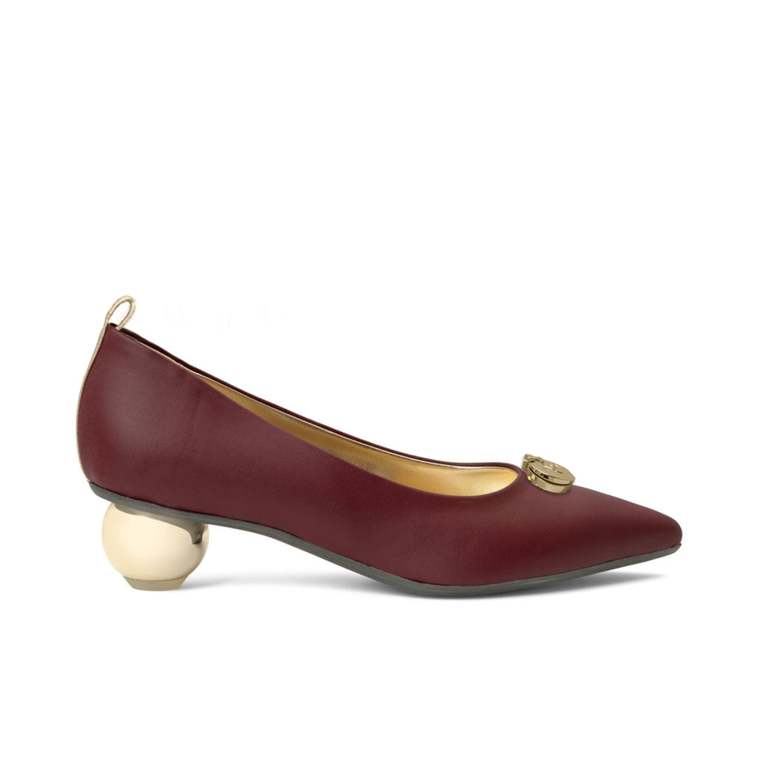 Cabernet — Maroon
 Flats on a Cherry Cone heel