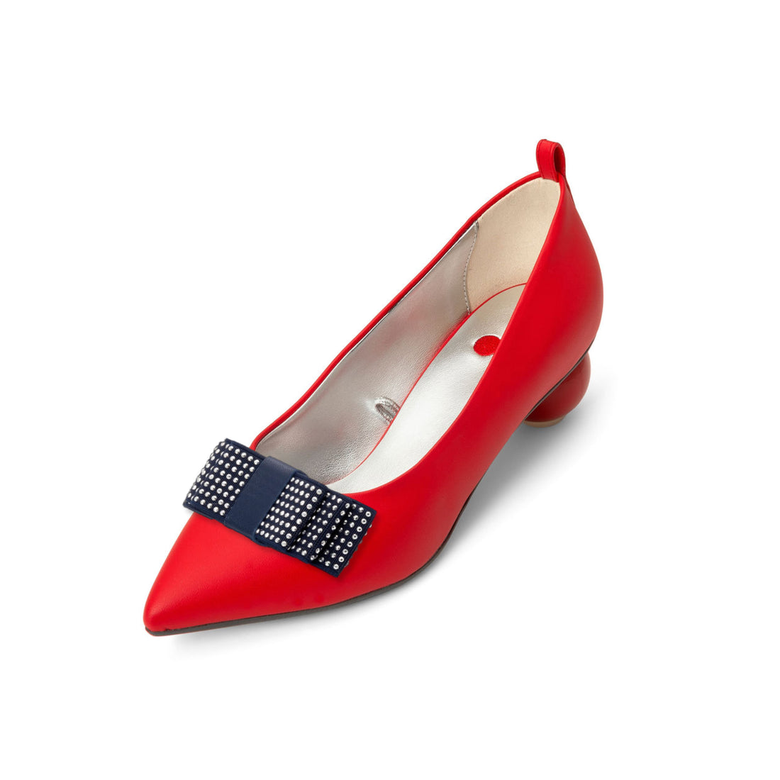 Cherry — Red
 Flats on a Cherry Cone heel