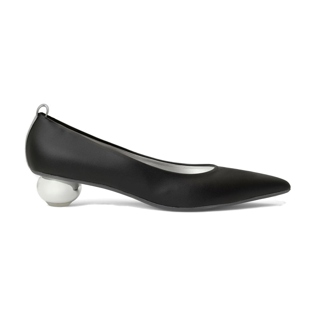 Licorice — Black
 Flats on a Cherry Cone heel