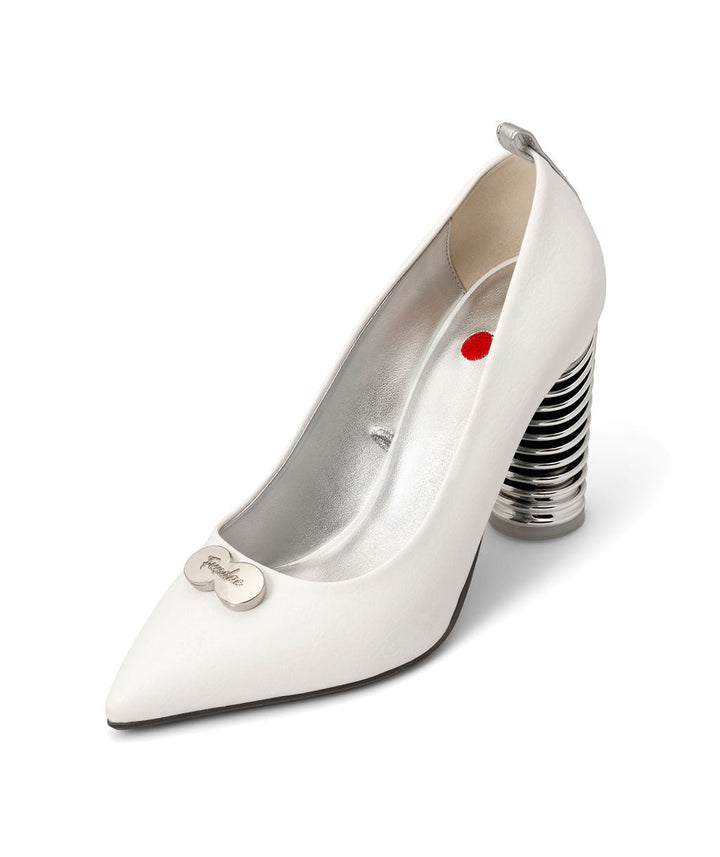 Push Up Pump | Wine Grapes ^ Swirl Cone ~ Silver * à la Magnetic